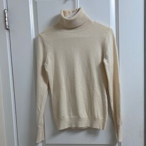 Banana Republic Cream Turtleneck Sweater